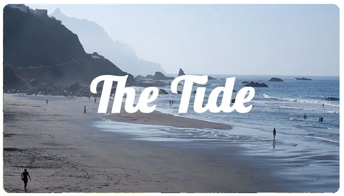 The tide on Benijo beach