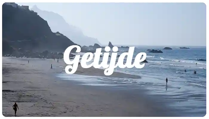 Getijde Benijo strand